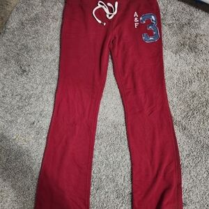 Abercrombie & Fitch Kids Red Sweatpants